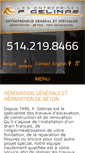 Mobile Screenshot of entreprisefgelinas.ca
